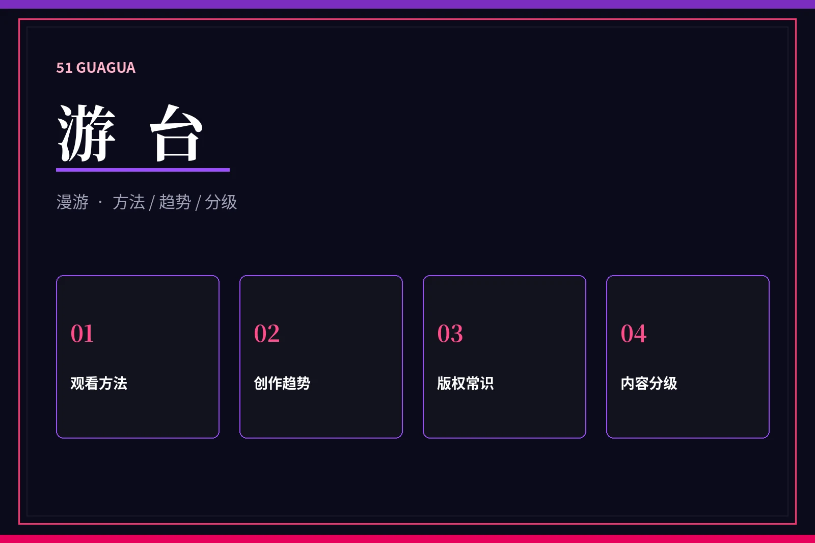 观看方法与创作趋势
